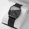 Women's Silicone Strap Quartz Watch – Casual Sports Wristwatch, 35mm Dial, 20mm Band (230mm / 9.06in)