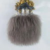 Real Fur Chain Shoulder Bag for Women – Wool Clutch Crossbody Party Handbag