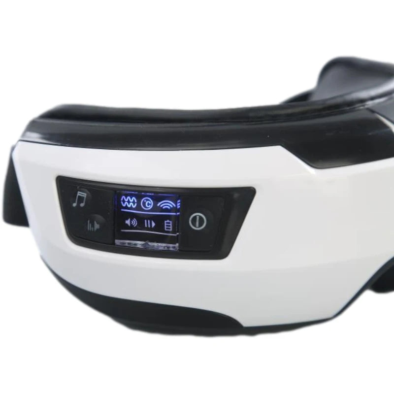 4D Smart Eye Massager — Air Pressure, Heated Vibration & Bluetooth Music, Rechargeable