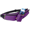 Unisex Waterproof Running Bottle Waist Pack Fanny Pack with Phone Pocket & Bottle Holder