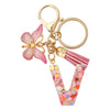 A-Z Letter Keychain – DIY Metal Initial Pendant Key Ring for Women & Men, Car & Party Gift