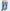 Women's Knee-High Denim Stiletto Boots - Square Toe Fold-Over Strap Slip-On