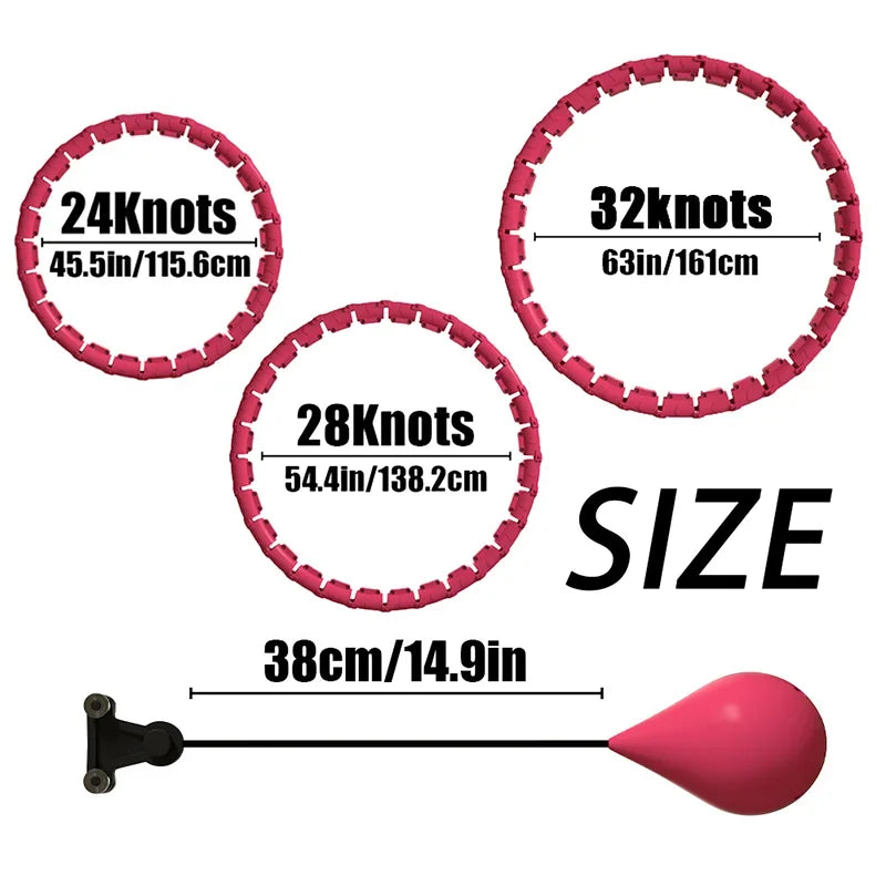 Fitness Hoop Weights to Exercise At Home Sports Entertainment Sport Equipment for Slimming Gym Ring Portable Body