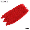Ariel Water Wave Twist Crochet Braids – Ombre Synthetic Deep Wave Hair Extensions, 22 Inch (55 cm)