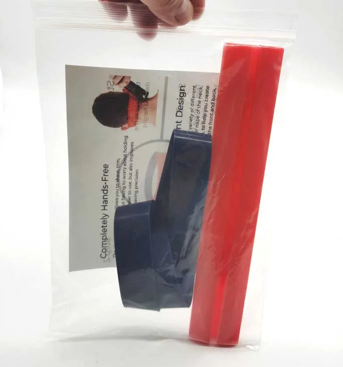 Adjustable Neckline Hair Trimming Template – Salon Haircut Guide & Barber Ruler for Precise Neckline Shaving