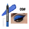 Smoky Dark Green Metallic Glitter Eyeshadow Stick Waterproof Pearlescent Eye Pencil Highlighter