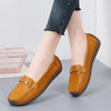 Women's Slip-On Loafers PU Moccasin Flats, Casual Boat Shoes — Round Toe, Sizes to EU 45 / US 12