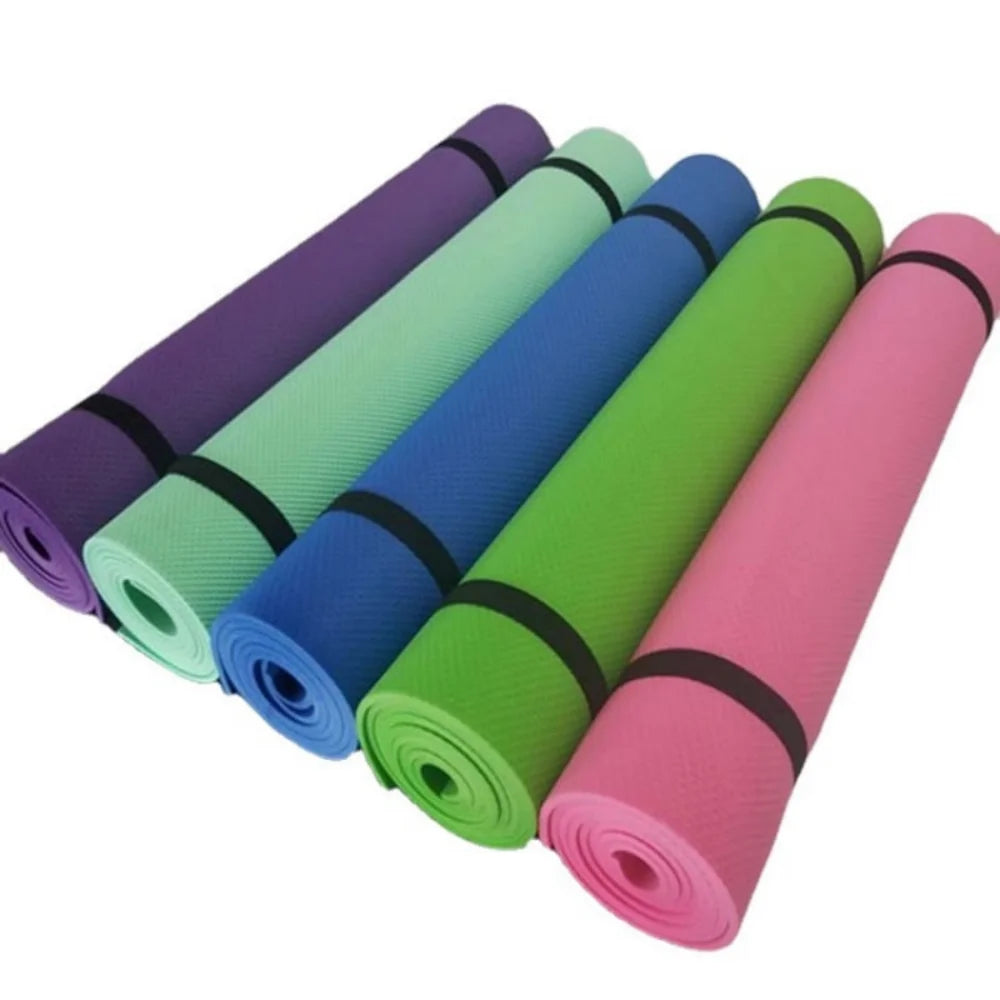 Non-Slip Thick Yoga Mat EVA Foam 3mm-6mm Comfort Mat for Yoga, Pilates & Fitness