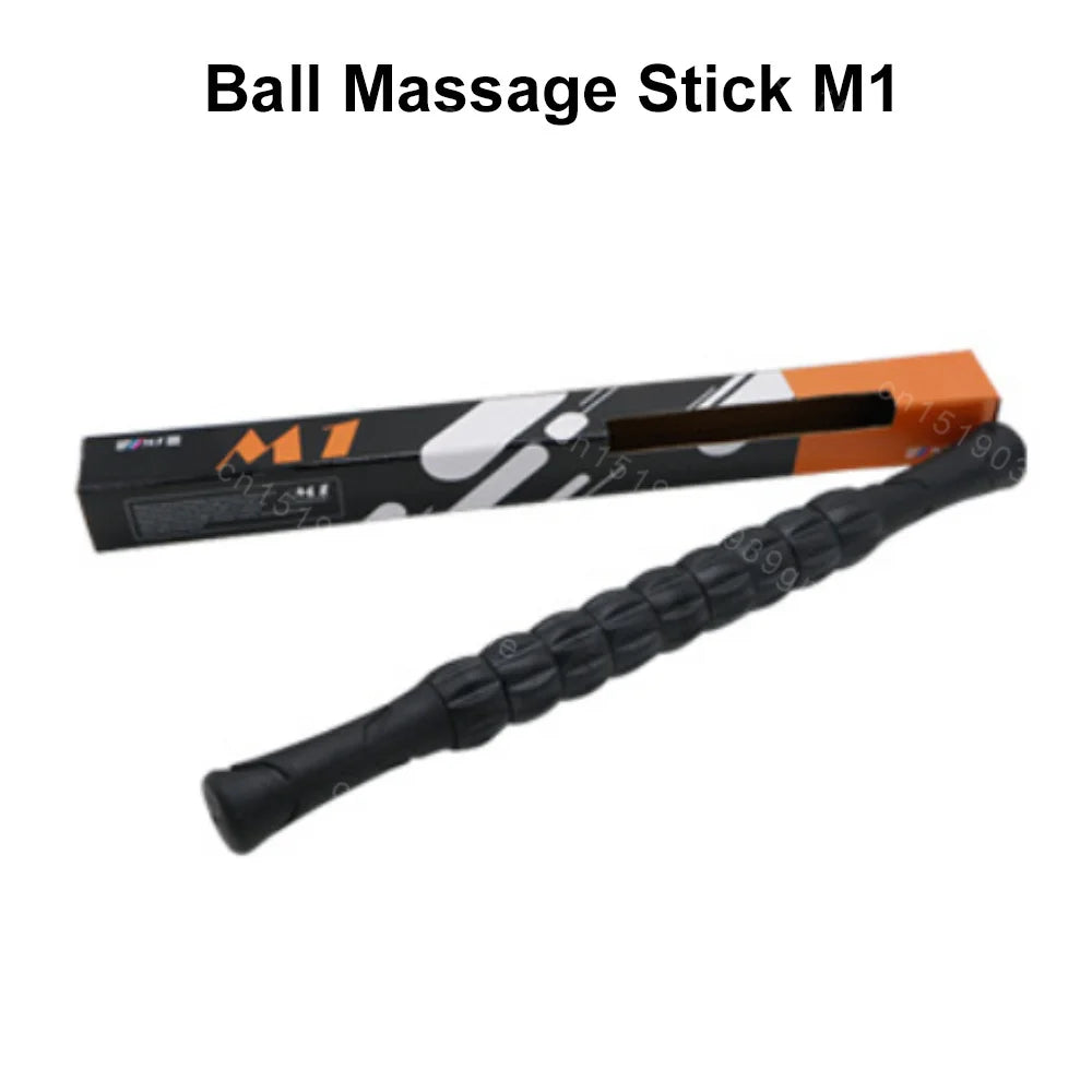Yoga Massage Stick Roller - Portable Deep Muscle Massage Stick for Soreness Relief & Fascia Release