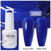 Top & Base 15ml (0.5 fl oz) Gel Nail Polish – Semi-Permanent UV/LED Soak-Off Base Coat and Top Coat, Long-Lasting Manicure