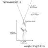 Geometric Pendant Jewelry Set – Stainless Steel Necklace, Bracelet & Earrings for Women, Gold-Tone