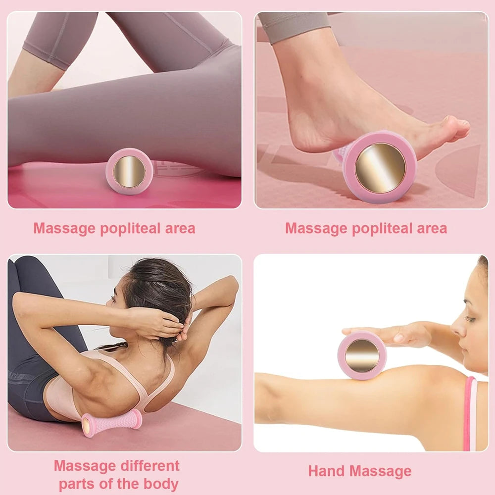 Portable Foot Massage Roller – Manual PVC/TPR Foot Massager for Plantar Fasciitis Relief, Yoga & Fitness Recovery