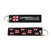 Anime Embroidered Keychain Double-Sided Key Fob 3 x 13 cm (1.2 x 5.1 in) for Backpacks Cars Motorcycles Gift