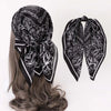 Paisley Print Silk-Feel Satin 70 x 70 cm (27.6 in) Square Scarf Bandana Hijab Headband Neck Scarf for Women