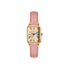 Retro Square Women's Quartz Watch 20mm Dial Leather Strap Casual Fashion Wristwatch