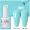 Top & Base 15ml (0.5 fl oz) Gel Nail Polish – Semi-Permanent UV/LED Soak-Off Base Coat and Top Coat, Long-Lasting Manicure
