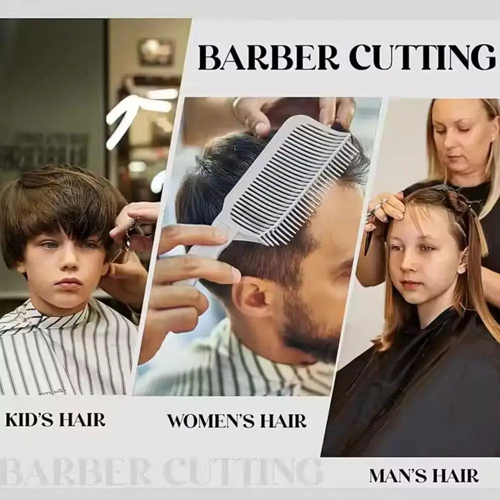 Adjustable Hairline & Neckline Trimming Guide Set – DIY Haircut Template with Silicone Headband & Clipper Comb