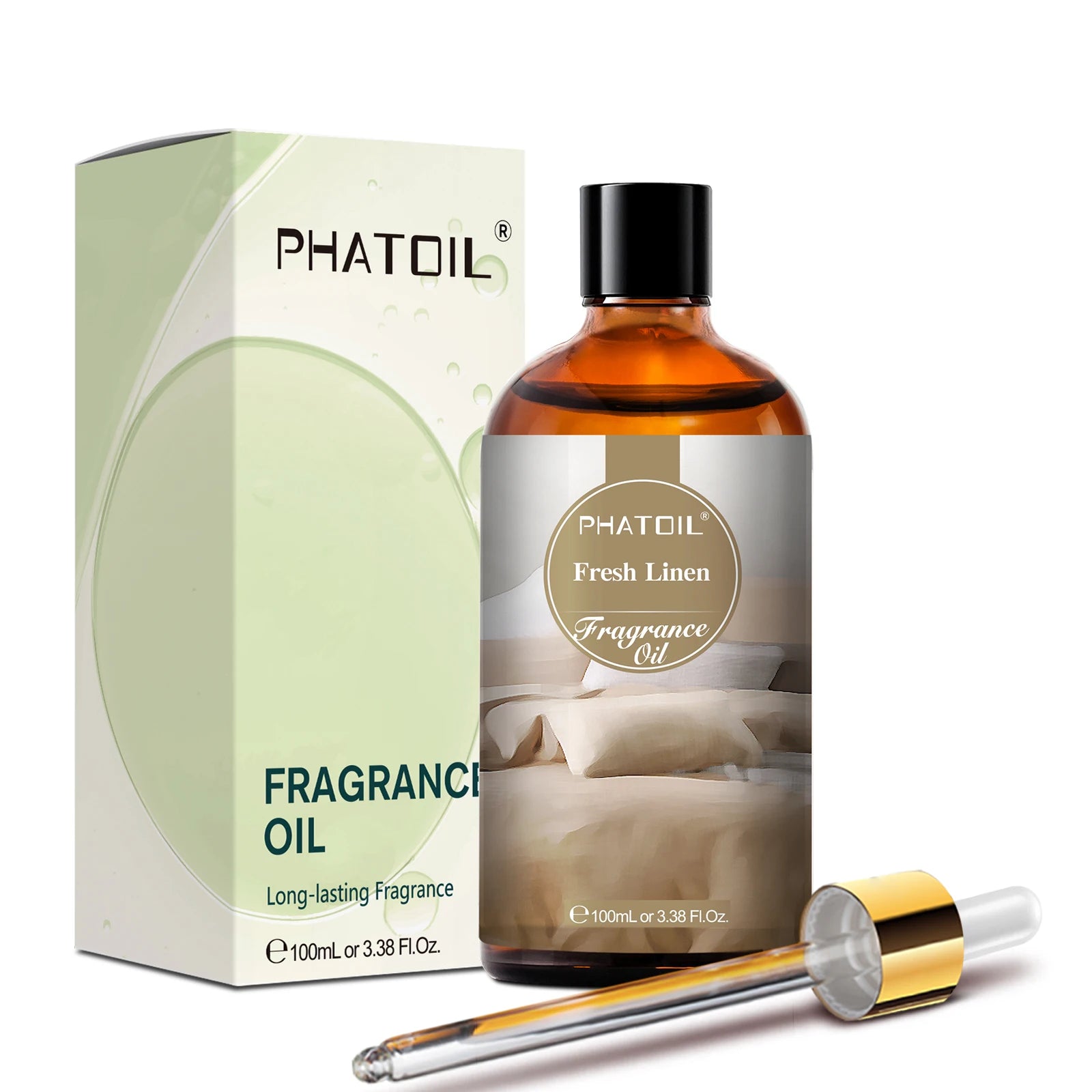 PHATOIL 100ml (3.4 fl oz) Fragrance Oil – Coconut & Vanilla, Bubble Gum, Sea Breeze, White Musk – Aromatherapy Oils for Candles, Soap Making & Diffusers