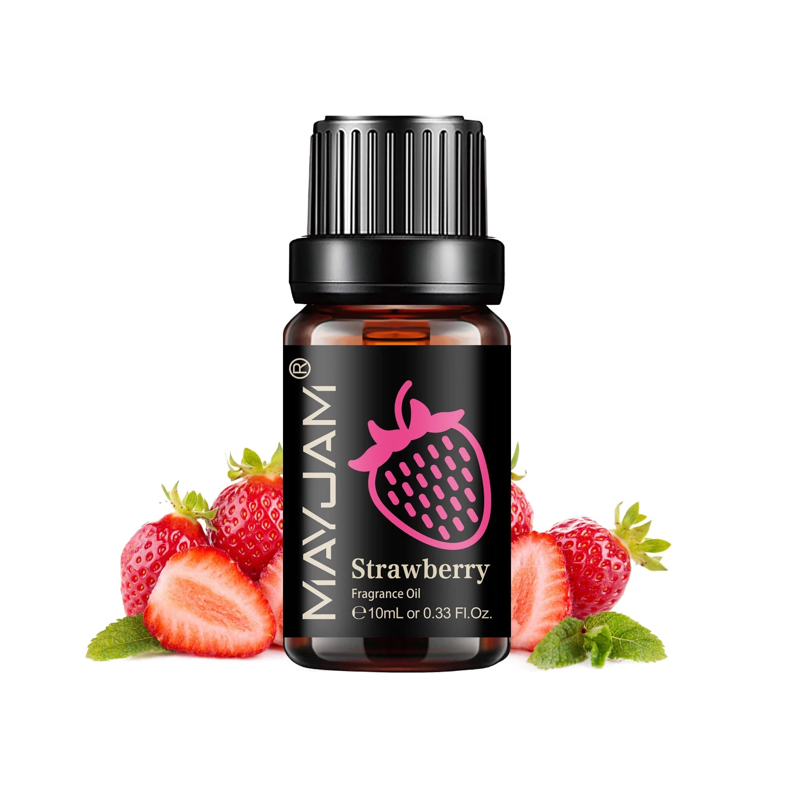 MAYJAM Fruit Fragrance Oil 10ml (0.34 fl oz) – Cherry Banana Papaya Grape Litchi Guava Kiwifruit Pear Fig for Diffuser & Candle