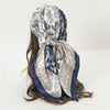 Satin-Feel Square Scarf 90 x 90 cm (35.4 x 35.4 in) – Satin-Look Polyester Hijab, Neckerchief, Shawl & Headscarf for Women