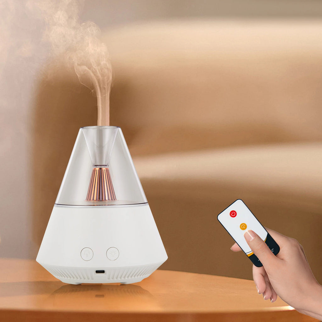 Ultrasonic Aromatherapy Diffuser 150ml — Silent Essential Oil Nebulizer for Living Room, Bedroom, Office