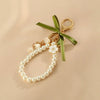 Lily of the Valley Leather Flower Keychain for Women – Green Fairycore Charm