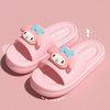 Cute Cartoon EVA Cushion Slide Sandals for Women — Super Soft Thick Sole Indoor & Outdoor Comfortable Slides