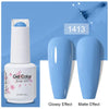 Top & Base 15ml (0.5 fl oz) Gel Nail Polish – Semi-Permanent UV/LED Soak-Off Base Coat and Top Coat, Long-Lasting Manicure