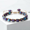 Handmade Bohemian Natural Stone Beaded Bracelet Braided Adjustable Friendship Vintage Strand