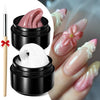 Clear Non-Sticky Hand Extension Gel 15ml (0.51 fl oz) 3D Sculpting & Carving Solid Hard Gel for Fake Nails