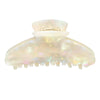 Personalized Letter Hair Clip - Handmade Custom Name Hair Claw Barrette with Rhinestones, 10cm x 4cm (3.94 in x 1.57 in)