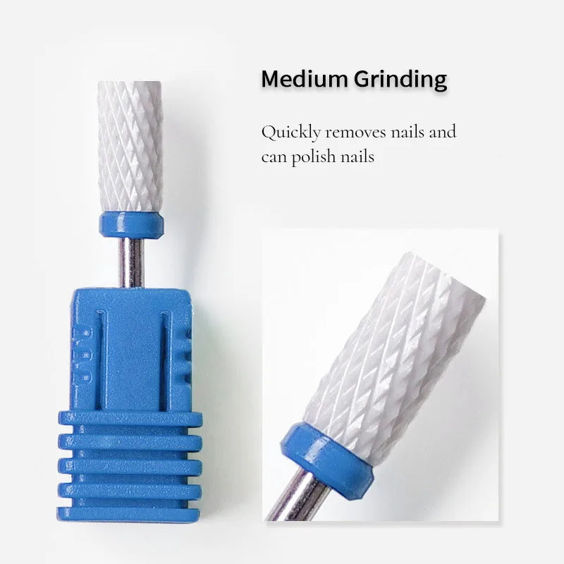 Portable USB Electric Nail Drill Machine – 6-Color Nail Polisher & Sander for Manicure Pedicure, 20,000 RPM, Includes 6 Drill Bits & Sanding Bands