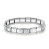 9mm (0.35 in) Italian Elastic Star Heart Butterfly Charm Bracelet - Stainless Steel Bangle for Women