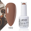15ml Gel Nail Polish 65 Colors Soak-Off UV/LED Semi-Permanent Nail Gel Varnish