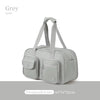Women's Nylon Travel Weekender Bag - Large Capacity Carry-On Gym Overnight Holdall (44 x 16 x 25 cm / 17.3 x 6.3 x 9.8 in)