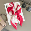 60 Colors Silk-Feel Satin Square Scarf 70 x 70 cm (27.6 x 27.6 in) — Women's Hair Wrap, Bandana, Foulard, Hijab