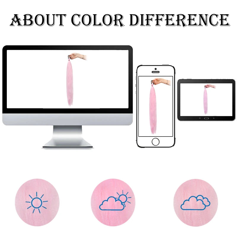 WIGSIN 26-Inch (66 cm) Synthetic Ponytail Extension – Long Yaki Straight Ombre with Elastic Tie