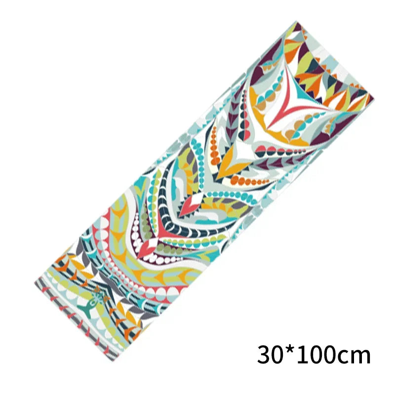 30 x 100 cm (11.8 x 39.3 in) Cooling Yoga Towel – Double-Layer Non-Slip Quick-Dry Pilates Mat Protector