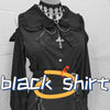 Kawaii Jirai Kei Lolita Y2K Japanese Style Blouse with Peter Pan Collar Long Sleeve Sweet Aesthetic Top for Women