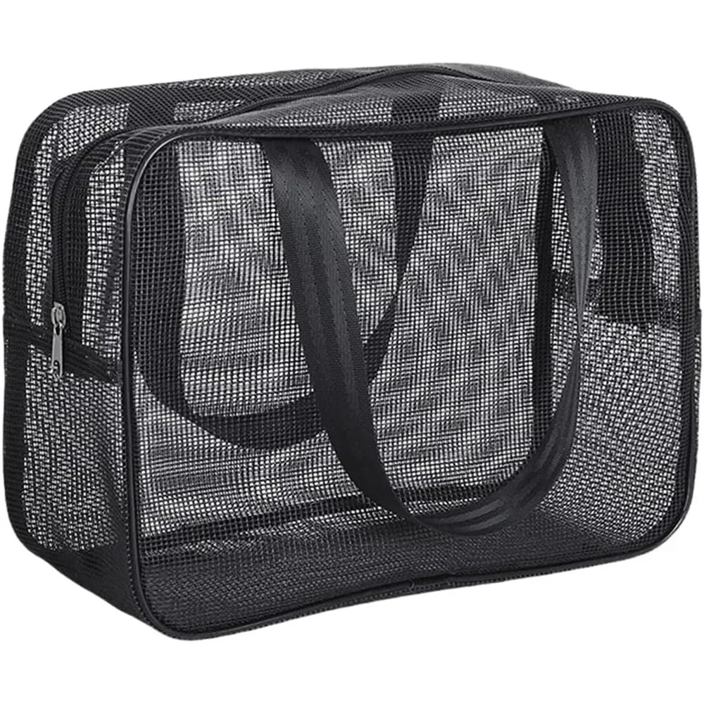 Mesh Shower Caddy Tote – Large Capacity Portable Travel Toiletry & Cosmetic Organizer