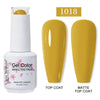 Red Semi-Permanent UV Gel Nail Polish 15ml (0.5 fl oz) Top & Base Hybrid