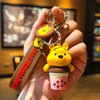 Lilo & Stitch Silicone Keychain Pendant - Cartoon Key Ring for Car, Phone & Bag (4–6 cm / 1.6–2.4 in)