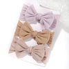 3-Pack Baby Girl Headband Set – Knitted Bow Knot Turban Hairbands for Newborns & Toddlers
