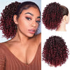 10-Inch (25 cm) Afro Kinky Curly Drawstring Ponytail Extension for Women - High-Heat Fiber