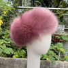 Faux Fox Fur Winter Headband - Soft Warm Ear Warmer Hair Band for Women & Men