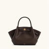 JW PEI Hana Women's Genuine Leather Dumpling Bag Brown Mini Crossbody Shoulder Tote