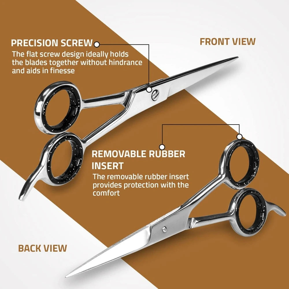 6.5-Inch (16.5 cm) 30-Tooth Thinning Hair Scissors – 6CR13 Stainless Steel Hairdressing Shears