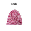 Women's Mesh Crochet Hair Net Snood Solid Color Sleeping Cap Turban - Small, Large