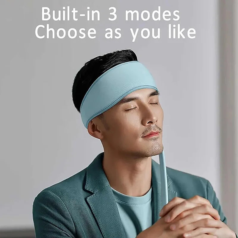 Electric Head & Scalp Massager — Airbag Pressure Massage with Heat Therapy and 360° Wrap for Deep Relaxation