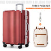 Hardside Aluminum-Frame Spinner Luggage with USB & Combination Lock — 20, 24, 26, 28 Inch (51/61/66/71 cm) Carry-On & Checked Suitcase